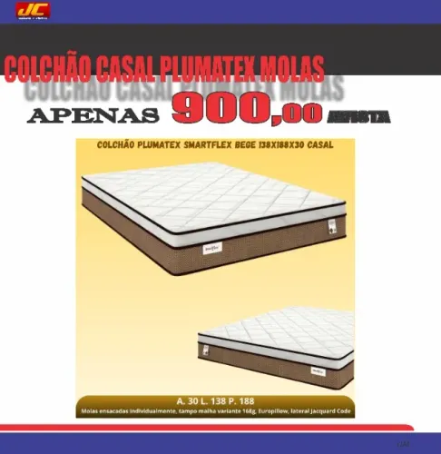 COLCHÕES CASAL NA PROMOÇÃO