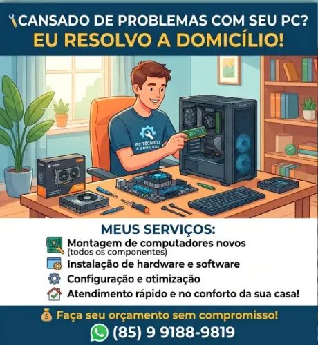Técnico em computadores e notebooks