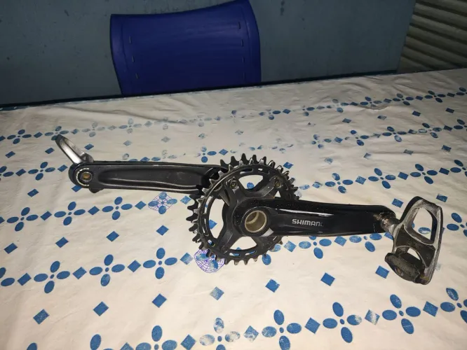 vendo pedivela deore 5100 com pedal Shimano dura ace