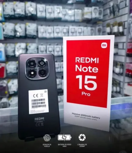 XIAOMI REDMI NOTE 15 PRO 4G 256GB/8GB RAM - CELULAR NOVO