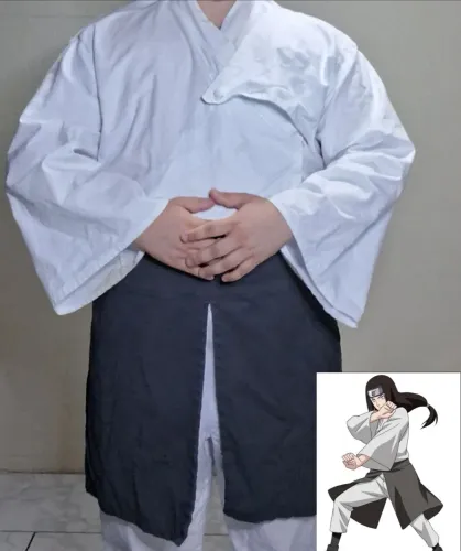 Cosplay Traje Completo Neji Hyuga Anime Naruto Shippuden 
