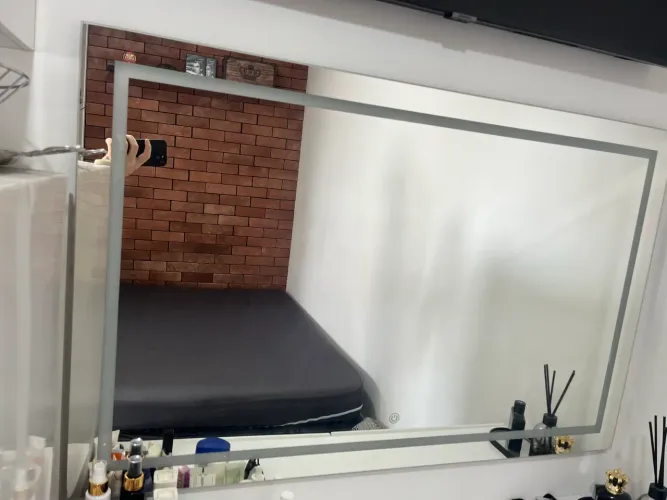 Espelho de camarim grande