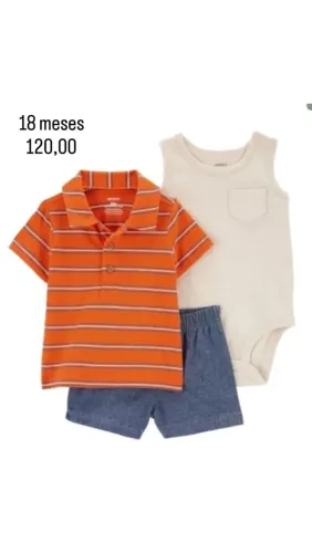 Trio Carter's polo 18 mesea