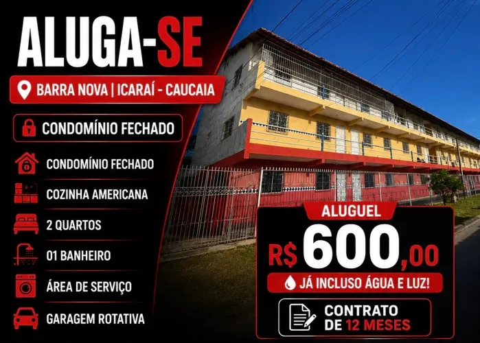 ALUGA-SE APARTAMENTO - BARRA NOVA | ICARAÍ - CAUCAIA
