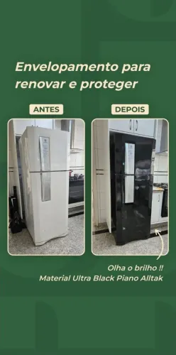 Envelopamento de geladeira