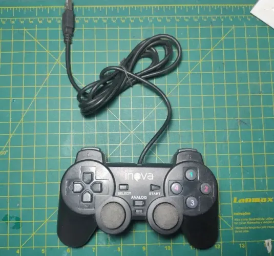 Controle USB Estilo PS2 Inova - Seminovo, Testado