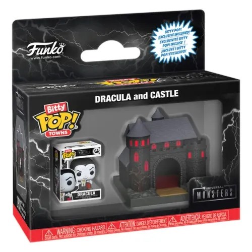 FUNKO BITTY POP: TOWNS UNIVERSAL MONSTERS - DRACULA AND CASTLE