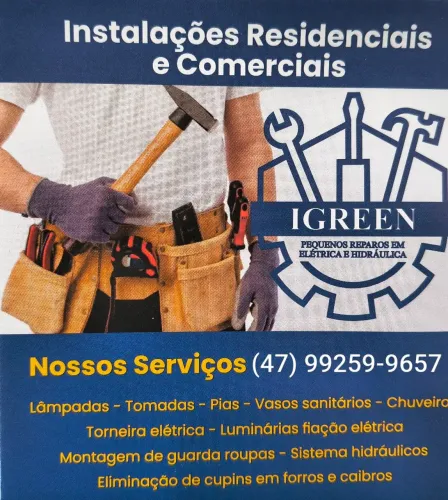 Pequenos reparos em elétrica e hidráulica