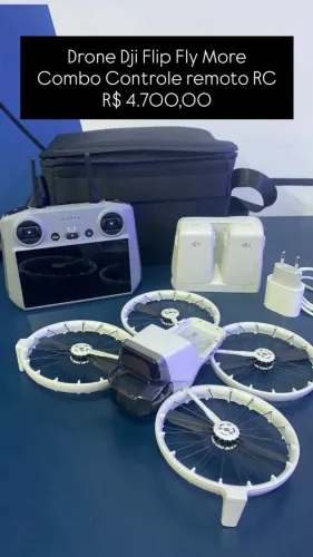 Seminovo: Drone Dji Flip Fly More Combo controle remoto RC - Loja Fisica