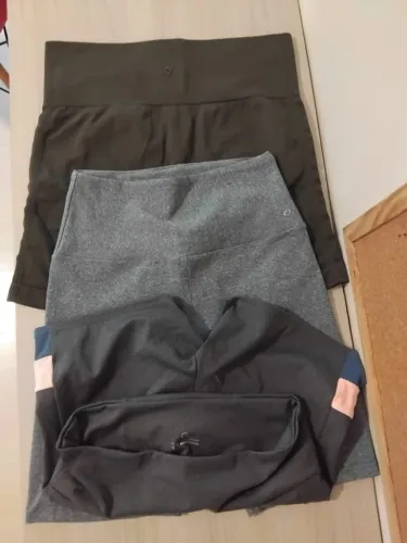 3 bermudas femininas poliamida GET OVER semi novas