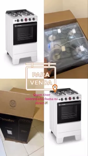 ? Fogão Esmaltec 4 Bocas ? Novo, na Caixa! ?