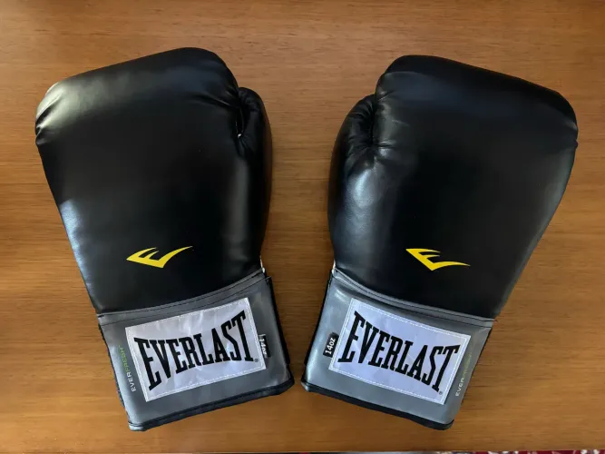 Luva Everlast Preta 14oz