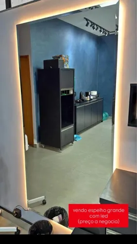 Vendo espelho com led