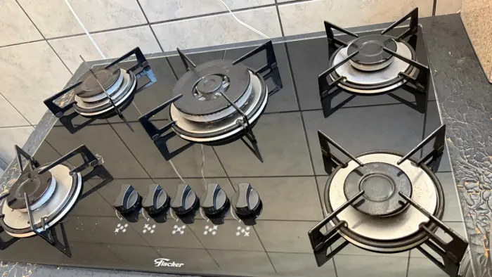 Fogão cooktop + bancada