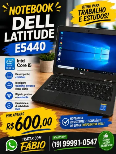Notebook Dell Latitude E5440 Intel Core i5 8Gb HD 500Gb