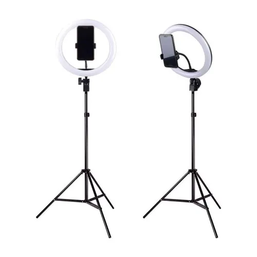 Ring Light Iluminador 26cm 10 Polegadas + Tripé 1.80m