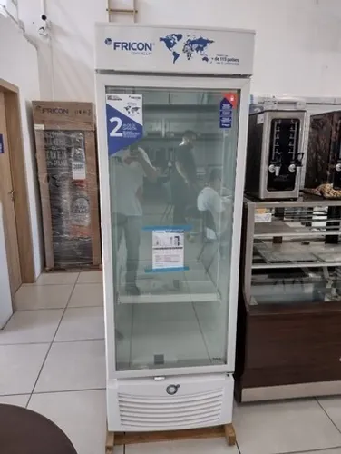 Freezer Vertical 565 litros tripla ação Porta de vidro