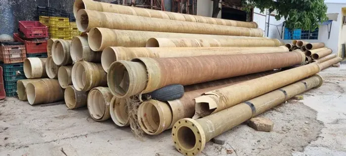 Tubos canos de PVC com fibra de vidro revestimento