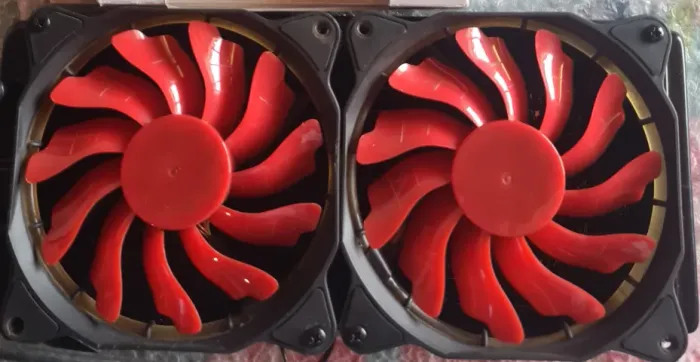Cooler Fan Dex Red 120mm 2 Unid.