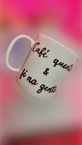 Xícara de porcelana café 