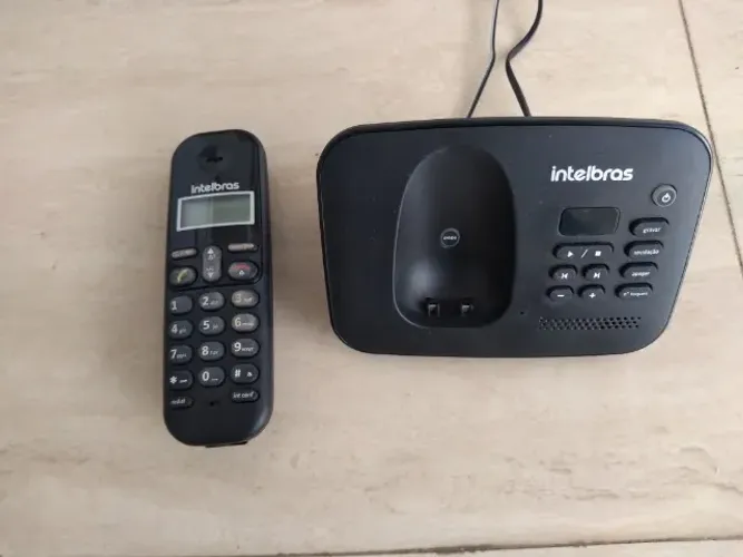 Telefone intelbras com secretária eletrônica