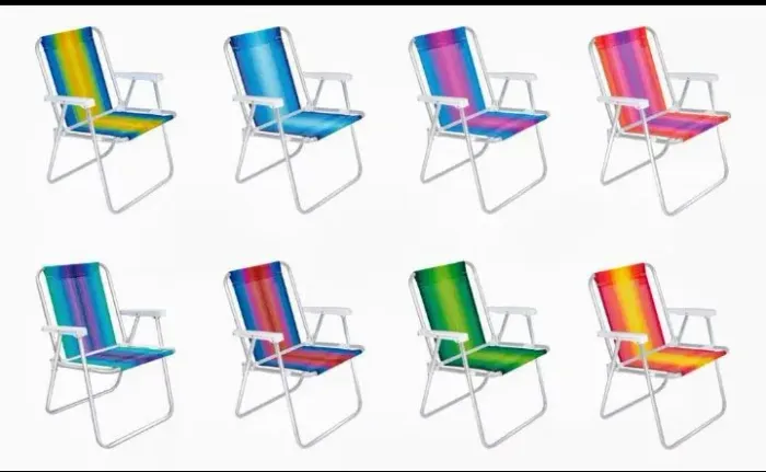Promoção de cadeira de praia Alumínio