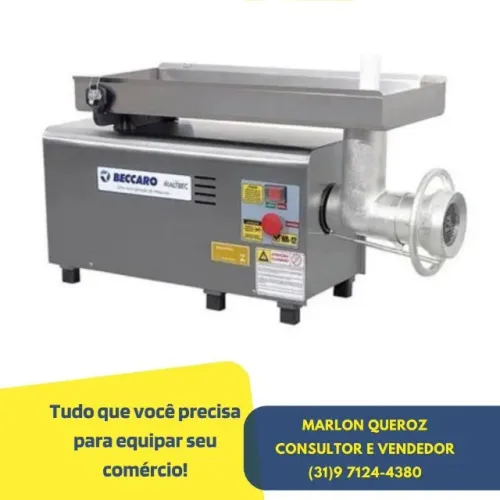 Moedor de Carne Beccaro Boca 22 Inox
