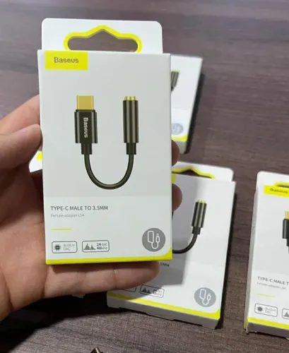 Adaptador Para Fones de Ouvido Baseus Tipo-c p/ Fone P2 3.5mm