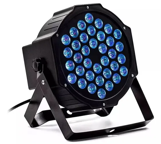 Canhão refletor Par led 36 leds RGB DMX