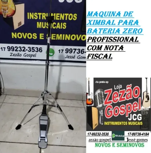 Maquina de ximbal para bateria profissional troco ou parcelo