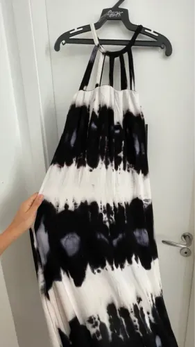 Vestido Feminino Fenda Tie Dye Tamanho M