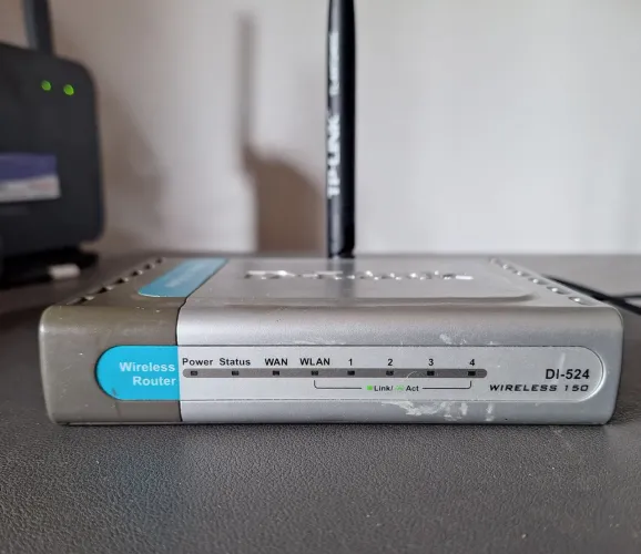 Jogo de Roteador e gravador Wireless D-Link DI-524 e gravador de vídeos