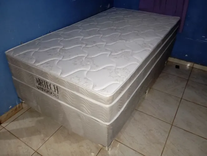 Cama Box viuvao 108x198 nova 