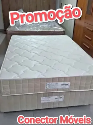 Cama box casal molas ensacadas ENTREGAMAOS NO MESMO DIA ( Promoção ) tamanho 138x188