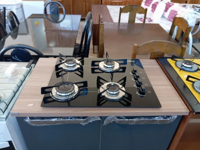 fogão cooktop novo 4 bocas