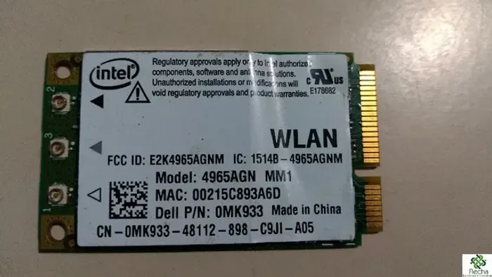 Placa wireless Intel 4965AGN-MM1 2.4Ghz e 5Ghz