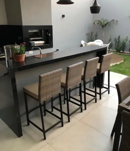 Banqueta fibra c/assento ( unidade )