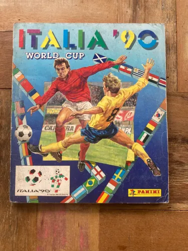 Álbum Copa 1990 - oficial Panini completo