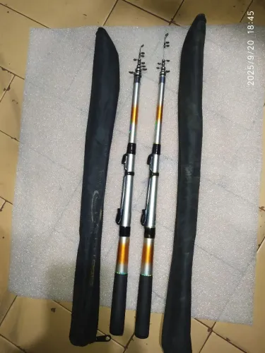 Varas de Pesca Telescópicas para molineta YUME
