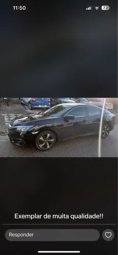 Honda Civic Sedan EX 2.0 Flex 16V Aut.4p 2021