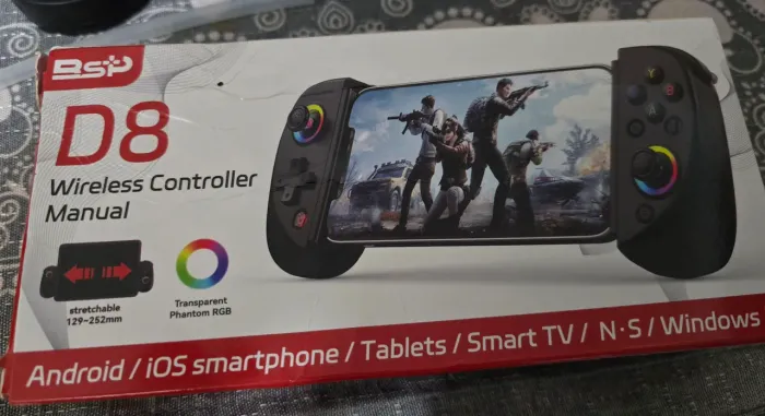 Controle Wireless para Celular - D8 - Bluetooth - RGB