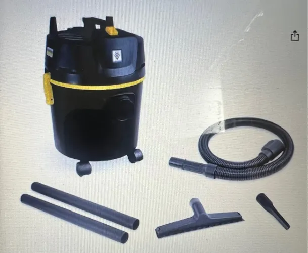 Aspirador de pó e água profissional karcher 1300w 15l
