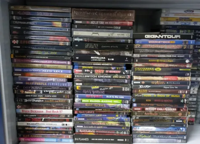 DVDs de Rock e Heavy Metal Internacionais - Nacionais e Importados - A Partir de $20de