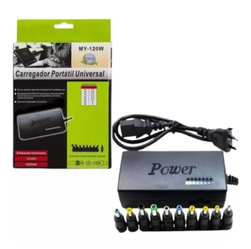 Carregador Universal para Notebook - 120W