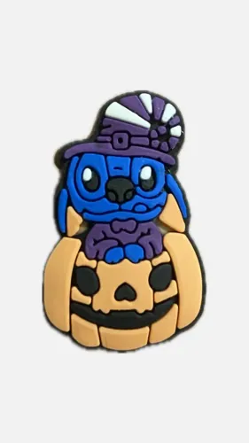 Stitch halloween 1 - Jibbitz Broches Pin para Crocs