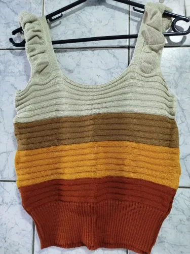 Cropped de trico
