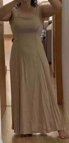 Vestido Longo Bege G