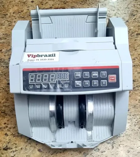 Contadora de cedulas com detector notas falsas 