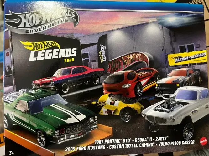 Hot Wheels Legends Tour 6 Pack Silver Series Mattel - Inclui Deora Ii