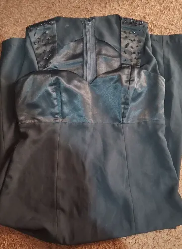 Vestido longo preto tamanho M 